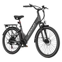 BEKUP V1 26  Suaugusiųjų elektrinis dviratis kelionėms, 250W variklis, 36V 14.5Ah nuimama baterija violetinė