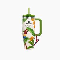 Stanley Quencher H2.0 FlowState puodelis 887ml Tropical Destiny – FARM Rio bendradarbiavimo riboto leidimo 887ml green