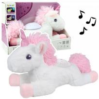 LEAN Toys Plush Unicorn Sleeping Cuddly Toy Projector Sound