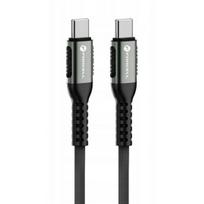 Forcell C260 USB-C 100W QC 4.0 0,5 m juodas