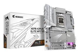 GIGABYTE Motherboard||AMD X870|Socket AM5|ATX|RAM DDR5-SDRAM|4x Slots|Integrated Graphics Yes|Wi-Fi Yes|Bluetooth Yes|4x M.2 (M) slots|X870 AORUS ELITE WIFI7 ICE|X870AELITEWF7ICE1.1