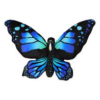 Butterfly Pillow Throwing Pad Short Plushes Cushions Cute Girl Toy for Bedroom Sofa Home Decoration Home Cushions D black