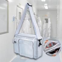 Cleanroom Tool Bag Computer Working Purse Versatile Organizer Transparent Shoulder for white