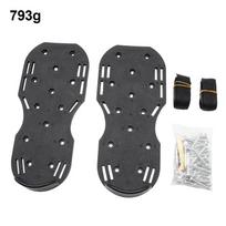 Anti slip nail shoes garden tools loose soil shoes cement self leveling nail shoes epoxy floor paint construction tool set gray