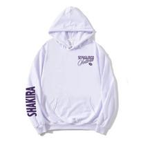 Soltera Hoodie Dainininkė Shakira Grafiniai Madingi Megztiniai Ilgomis Rankovėmis Moteriški Puloveriai Su Gobtuvu Moterys Vyrai Hoody Streetwear S white