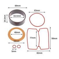 1 Set Vacuum Pump Oil-Free Mute Air Compressor Cylinder Sleeve Piston Cylinder Ring Kit For Mute Air 550W 750W 1100W 1500W 550W
