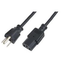 LogiLink Power cable, NEMA 5-15P (US)  to IEC C13, black, 1.8 m