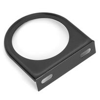 2in 52mm Iron Gauge Mount Bracket Single Hole Meter Holder Stand Car Modification Black white