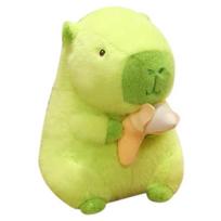 Pibara doll green banana capybara plush toy little doll machine doll about 25cm beige