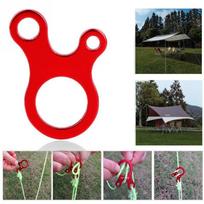 10Pcs 3-Hole Quick Knot Tent Cord Runner Fastener Wind Rope Buckle auksas