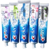Crest 3D White Toothpaste Assorted 5-Pack blue