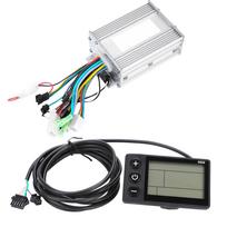 Waterproof LCD Display Panel Electric Bicycle E Bike Scooter Brushless Controller Kit(450W24V ) white