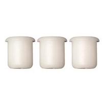 10pcs Emblem Mount Grommet A2019972281 for Mercedes C/GLK/E white