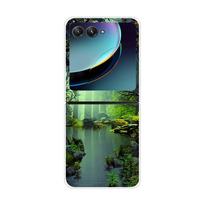 For Motorola Razr 40 50 Ultra 5G Clear Case Razr40 Razr4 Hard PC Transparent Phone Back Cover For Motorola Razr+ Fundas Cases For Motorola Razr 40 black