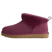 UGG Classic Ultra Mini Suede Warm Versatile Slip-On Snow Boots Women Boots Crimson 1174518-BTMG 37 black