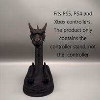 Dragon Game Controller Stand Fantasy Desktop Decor Holder for Xbox PlayStation Controllers Gamer Room Tabletop Organizer Gift