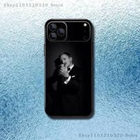 D-Daniel C-Craig Actor Phone Case For iPhone 17,16,15,14,13,12,11,Pro,Max,Plus,E,SE4,Air,Mini Black Soft Funda iPhone12PROMAX gray