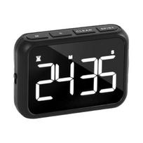 Kitchen Timer with Magnetic Easy Operation Timer Digital Large LED Display Clear Timing Counter for Cooking Baking Fitness juoda