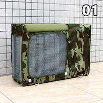 Large Size Outdoor Air Conditioner Cover Waterproof Dust Cover Anti-Snow Cleaning Bag Rainproof Sun-proof AC Unit Protection 74x54x26cm gray