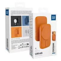 Blue Star Powerbank compatible with MagSafe Slim DG-P8 15W 5000 mAh orange