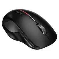 Hoco Wireless mouse dual-mode (Bluetooth, 2.4G) 1600 dpi RGB GM43 black