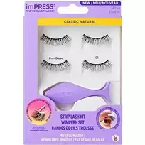 Kiss My Face imPRESS No Glue Strip Lash 01 - False Eyelashes