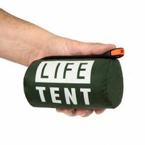 2 Person Emergency Shelter Bivy Survival Tent Kit Mylar Tube Tent Sleeping Bag Waterproof Outdoor Sos Thermal Blanket Reusable beige