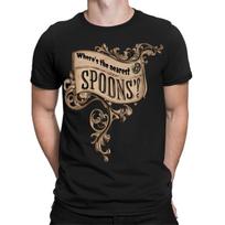 Kur yra artimiausias Spoons Juokinga dovana gėrimui Vyriški moteriški marškinėliai Viršus #TA-06 M beige
