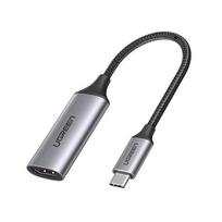 UGREEN 70444 video cable adapter HDMI Type A (Standard) USB Type-C Aluminium, Black