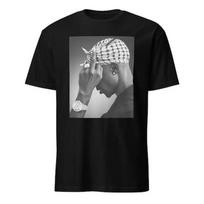 HOT!! TUPAC SHAKUR Rap Hip Hop Unisex Cotton T-shirt, Size S to 5XL S gray