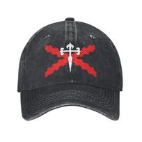 Cross Of Santiago Trucker Hats Outfits For Unisex Baseball Caps  Vintage Wear Snapback Caps Adjustable M