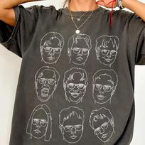 Comfort Colors Dwight Schrute T-Shirt: The Office TV Show Meme Tee 120 gray