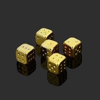 KTV Entertainment Board Games Family Party Square Point Dice Game Toys 6 Sided Dice Metal Dice auksas