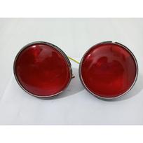 Jeep Willys CJ3 CJ5 CJ6 1945-1975 Rear Combination Tail Light RED Set of 2