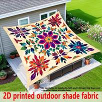 UV Resistant Canopy Cloth Cover Dacron Sunshade Tent Durable Outdoor Canopy Cover  Garden Courtyard 1 blue