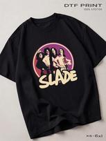 Black Slade T-shirt, Rock Back in 2XL beige