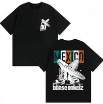 Hot Sale Rock Band Böhse Onkelz Mexico Graphic T-shirt Men Women Vintage Hip Hop T Shirts Y2K Harajuku Cotton Oversized T-shirts S