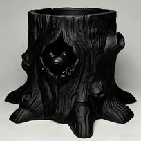 Decorative Tree Hole Plant Pot 3D Printed Stump Potted Plant Creative Succulent Planter  Home juoda