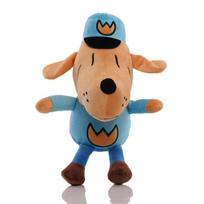 25Cm Dog Man Plush Toy Anime Dogman Petey Cat Puppy Chief Plushie Soft Stuffed Animals Toys Doll Children Birthday Gifts orange