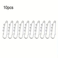 10PCS Safety Pin - Anti Slip Buckle, Suitable for Making and Sewing Clothing Accessories auksas
