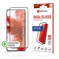 Displex Full Cover apsauginis stiklas Samsung Galaxy S22 Ultra, grūdintas stiklas