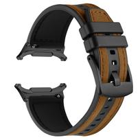 Klasikinė odinė silikoninė apyrankė Samsung Galaxy Watch 7 Ultra 47mm Sportinė moterims vyrams Apyrankės juosta kilpa Samsung Watch 7 47mm Sagtis Watch 7 Ultra 47mm black
