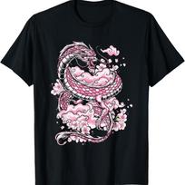 Year Of The Dragon - Lunar New 2024 Cherry Blossom Dragon T-Shirt S