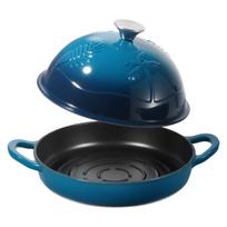 Enameled Cast Iron Dutch Oven, 4.7L Pot for Sourdough Bread Baking, Heavy-Duty Cookware Pan with Lid and Dual Handles, Oven Induction Compatible up to