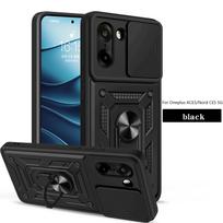For OnePlus Nord CE5 Case 1+ OnePlus Ace 5 Racing Cover Magnetic Ring Holder Armor Phone Case Slide Camera Protect Back Cover OnePlus Nord CE5 black