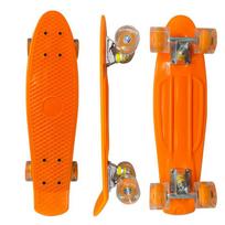 MDUG Kids' Flashing Wheel Cruiser Skateboard oranžinė