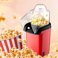 Mini Retro Electric Popcorn Maker for Home - Air-Pop Small Corn Popping Machine EU Standard (220-240V)
