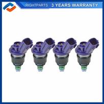 4PCS 16600-67U01 Fuel Injectors For Nissan 240SX Silvia KA24DE S13 14 SR20DET 16600-67U00 16600-67U10 1660067U01 1660067U00 Deep Green