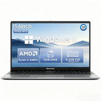 Blackview Acebook 6 nešiojamas kompiuteris AMD Ryzen 3300U 16GB RAM 256GB SSD Integruota grafika Windows 11 Home 16+512 pilka