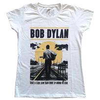 Bob Dylan T Shirt Slow Train Coming Logo Official Womens Skinny Fit White XXL XL gray